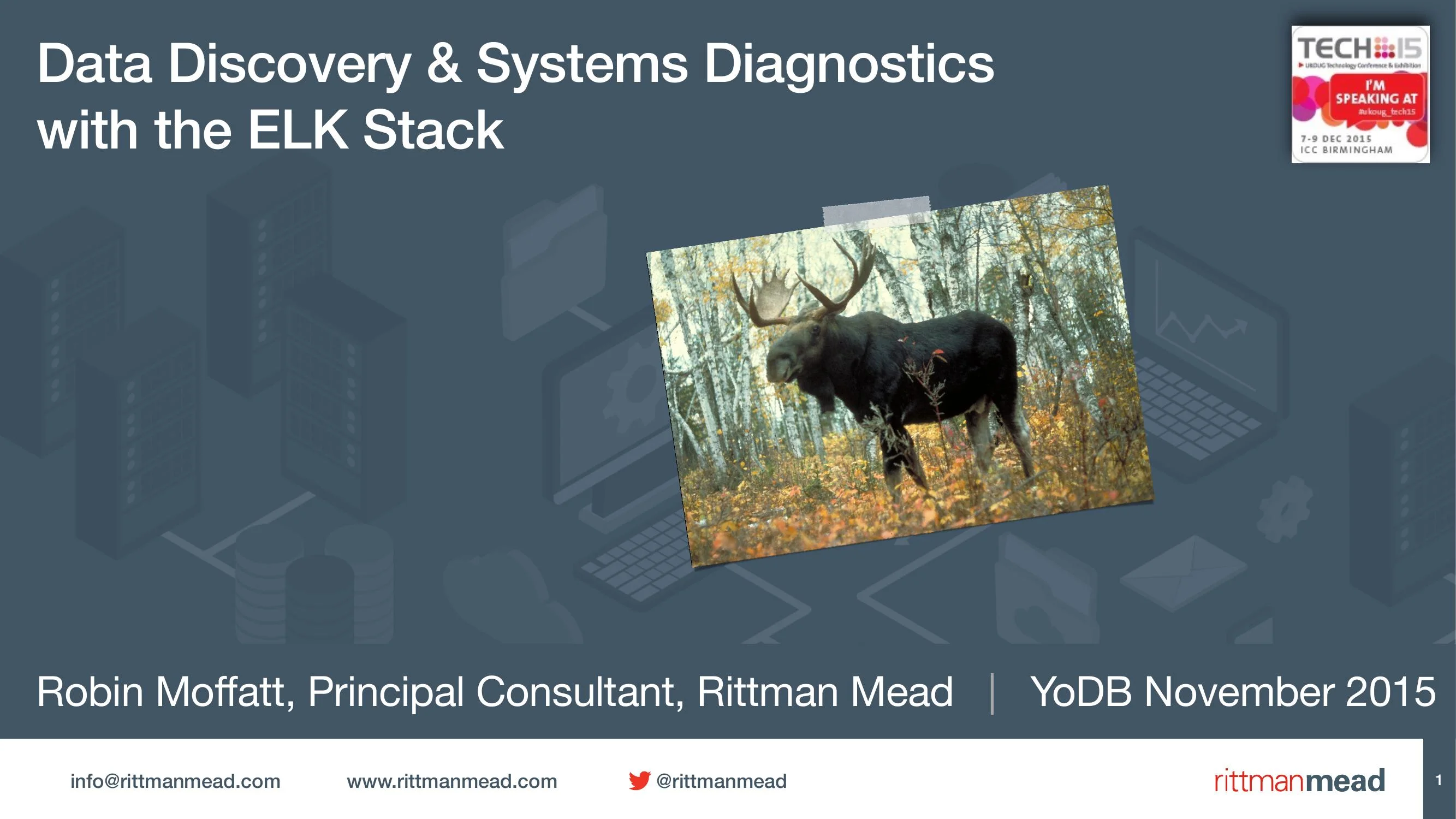 Data Discovery and Systems Diagnostics with the ELK stack